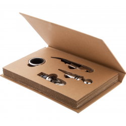 Bomboniere Set vino Kraft 1